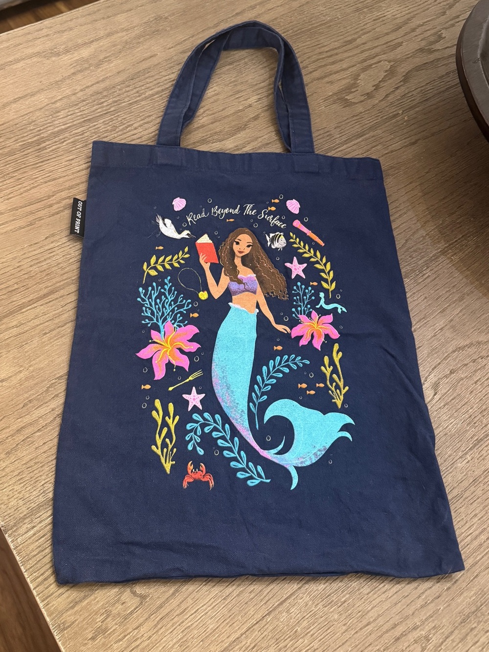 Out Of Print Disney The Little Mermaid Tote Bag
